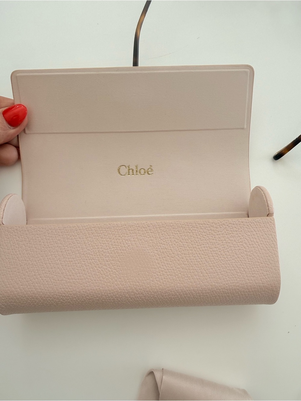 Chloe Octagon Geometric Gold Gradient Sunglasses with Original Box & Case - Picture 14 of 16